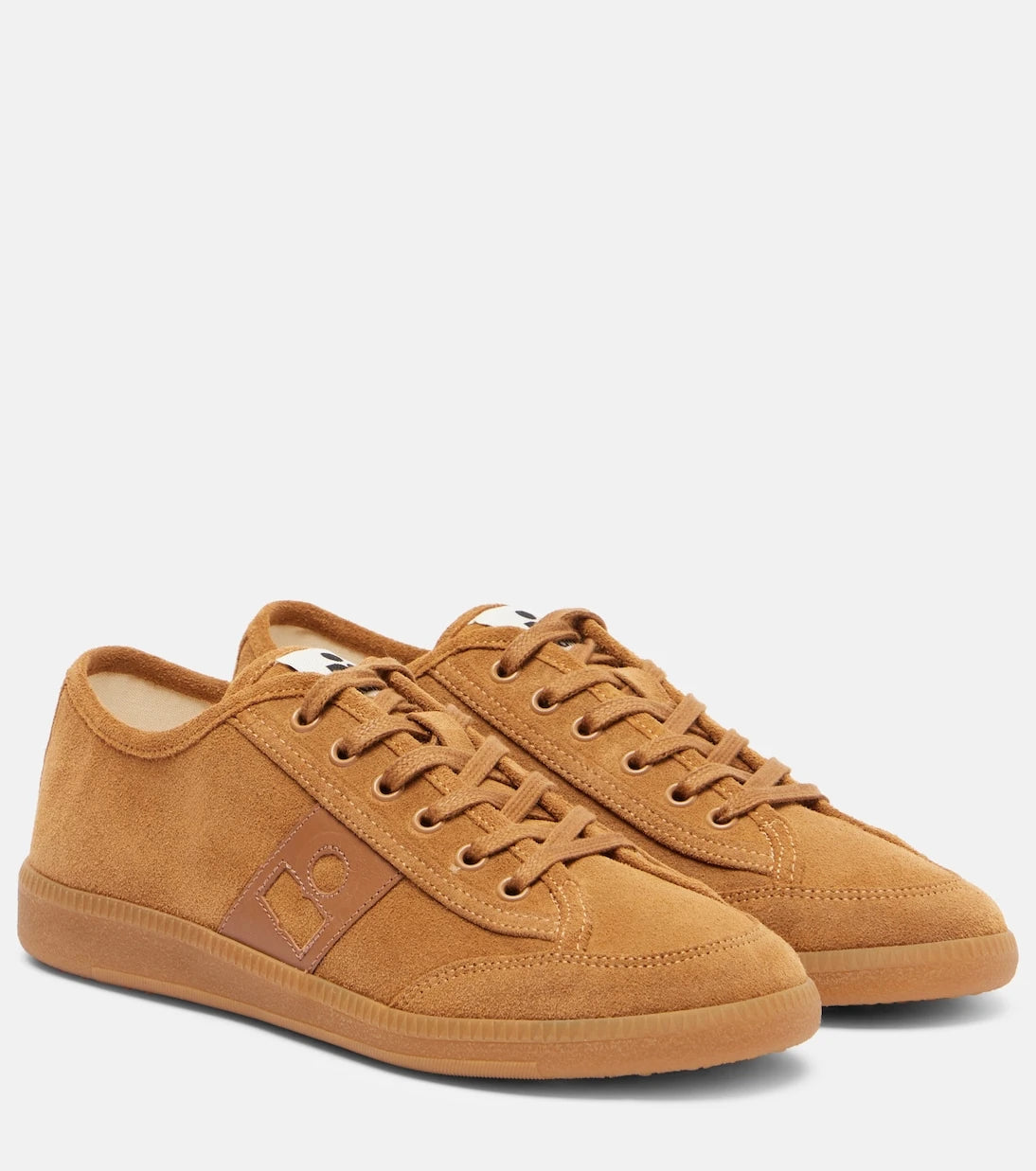 Isabel Marant - Klyce leather-trimmed suede sneakers