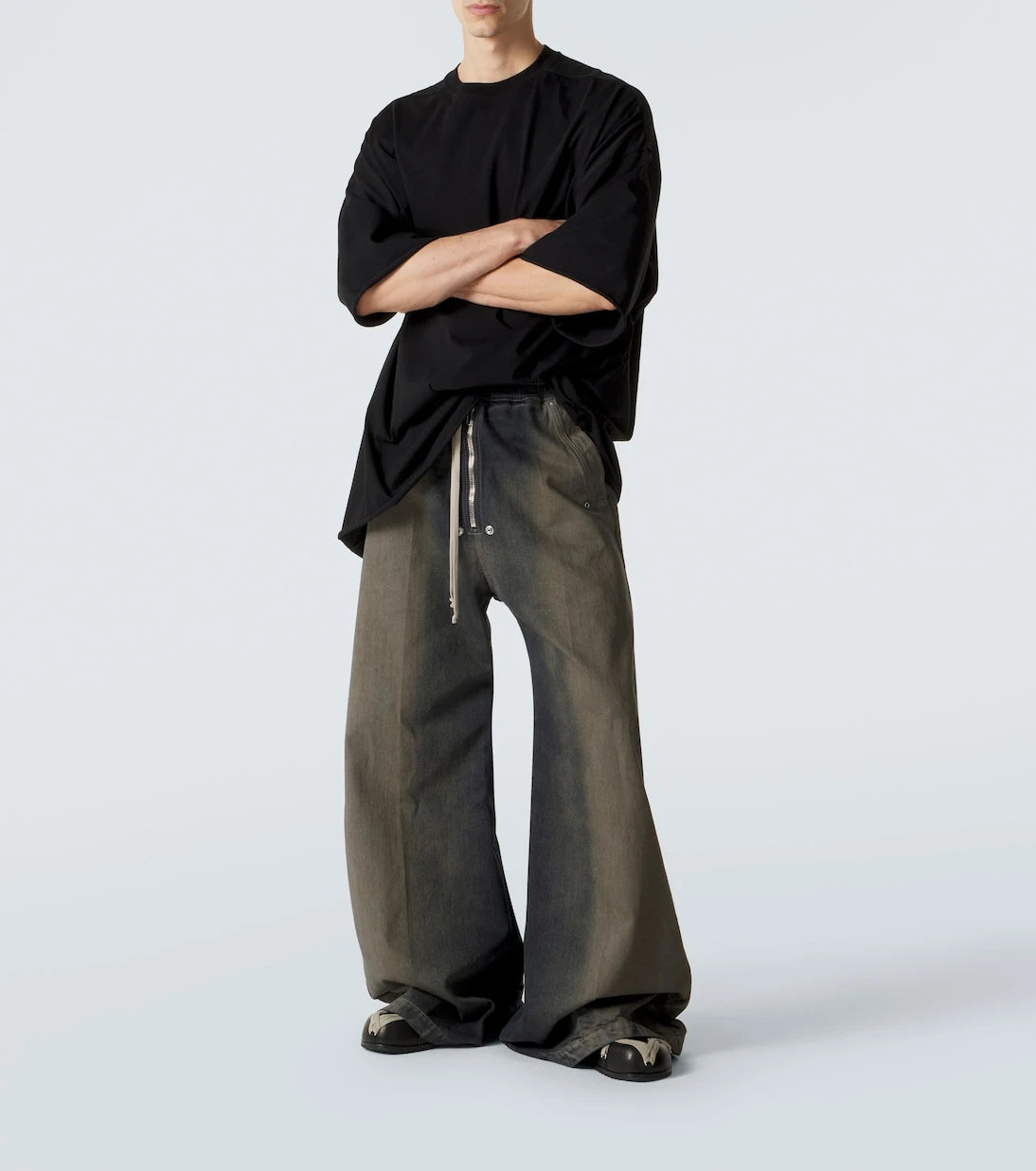 Rick Owens - Megalace leather mules