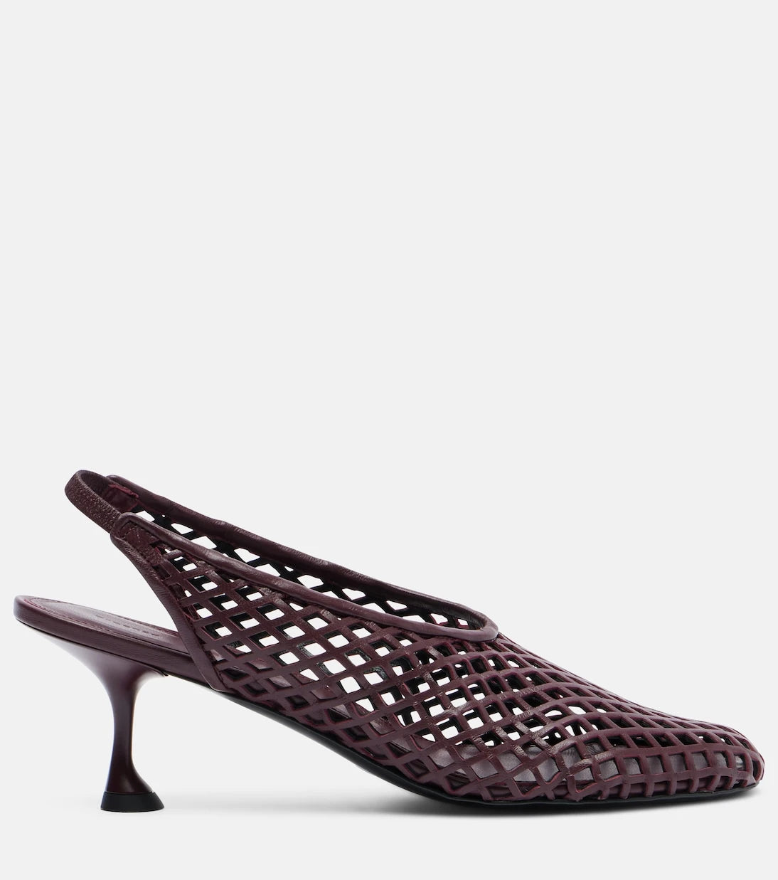 Proenza Schouler - Tee 60 perforated leather slingback pumps