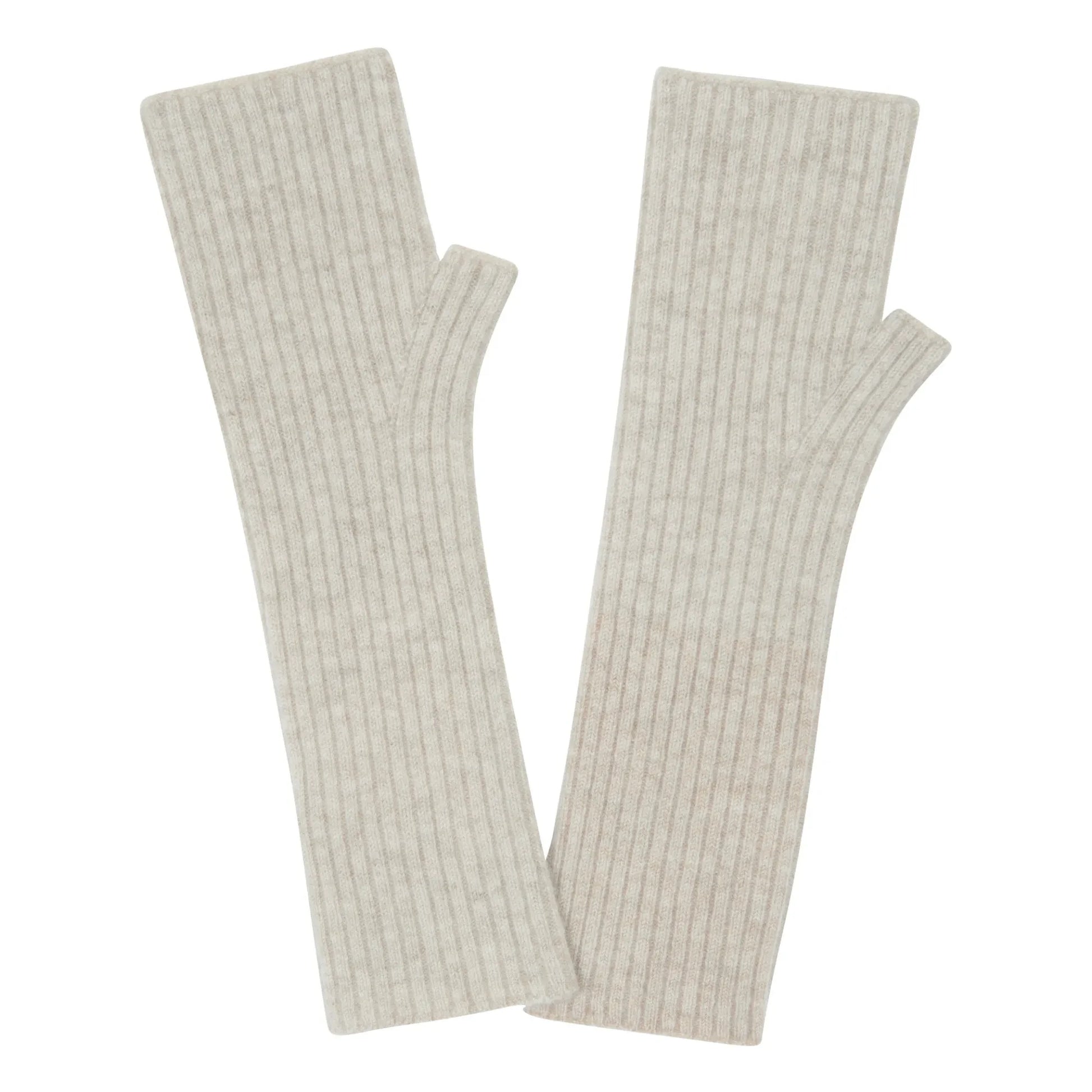 Kujten - Knokke Cashmere mittens | Oatmeal