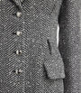 Alessandra Rich Grey Tweed Sequinned Coat
