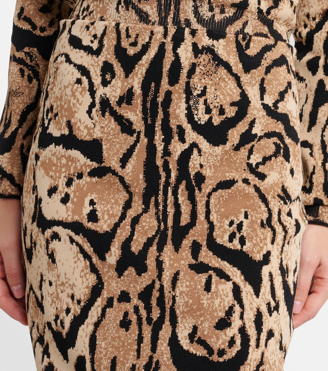 Stella McCartney - Jacquard pencil skirt