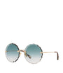 Gold Rosie Round Sunglasses
