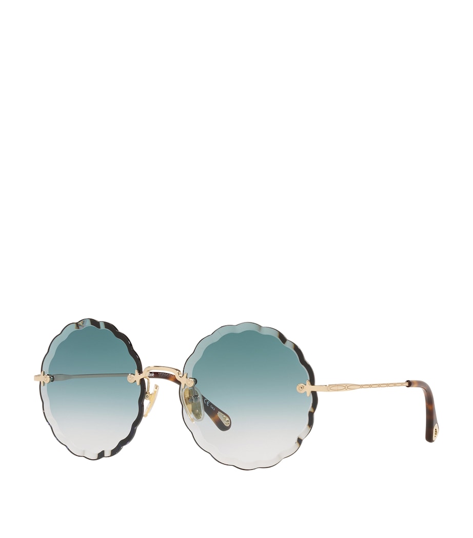 Gold Rosie Round Sunglasses