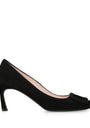 Suede Trompette Pumps 70