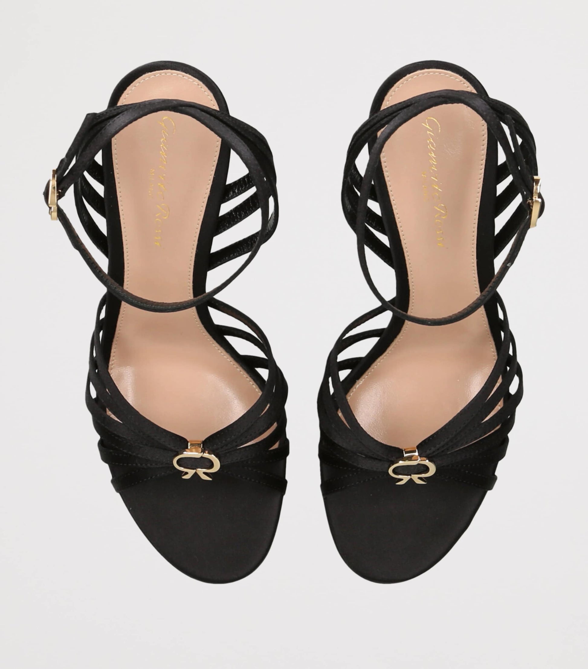 Satin Rita Platform Sandals 70