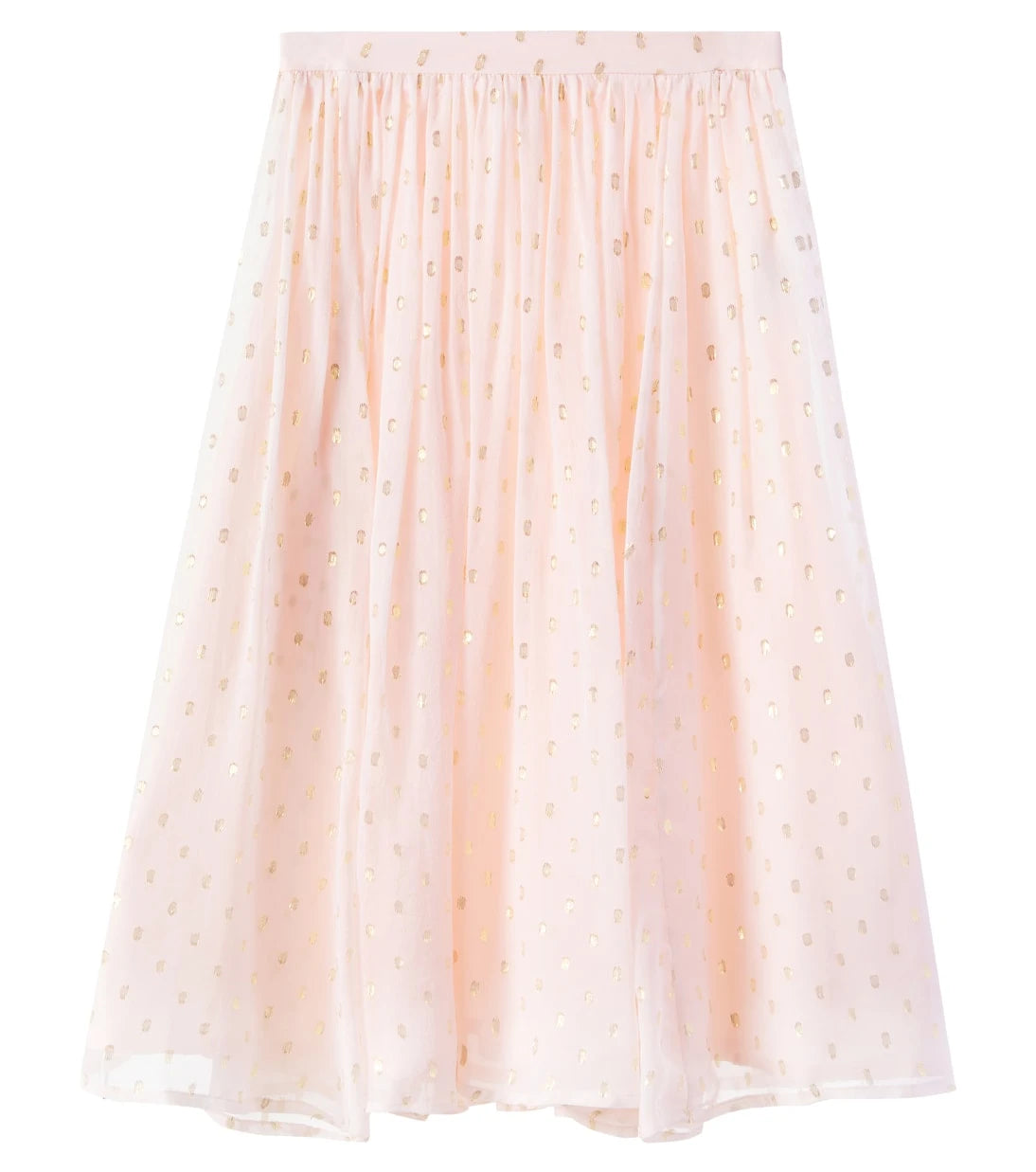 Chloé Kids - Polka-dot silk-blend skirt