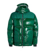 Green Down Monogram Puffer Jacket