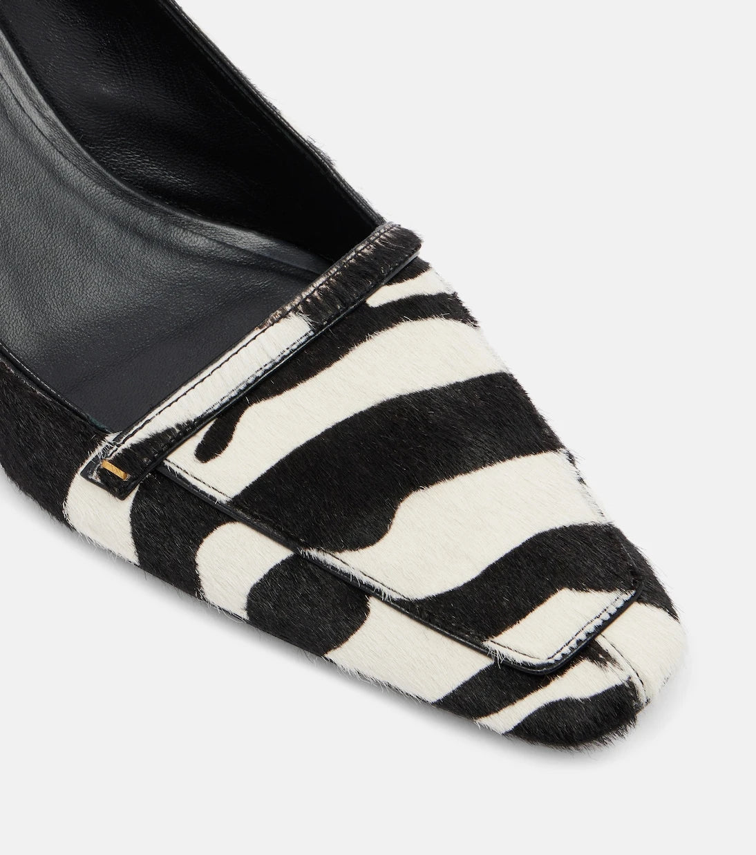 Khaite - Celia 50 zebra-print calf hair pumps
