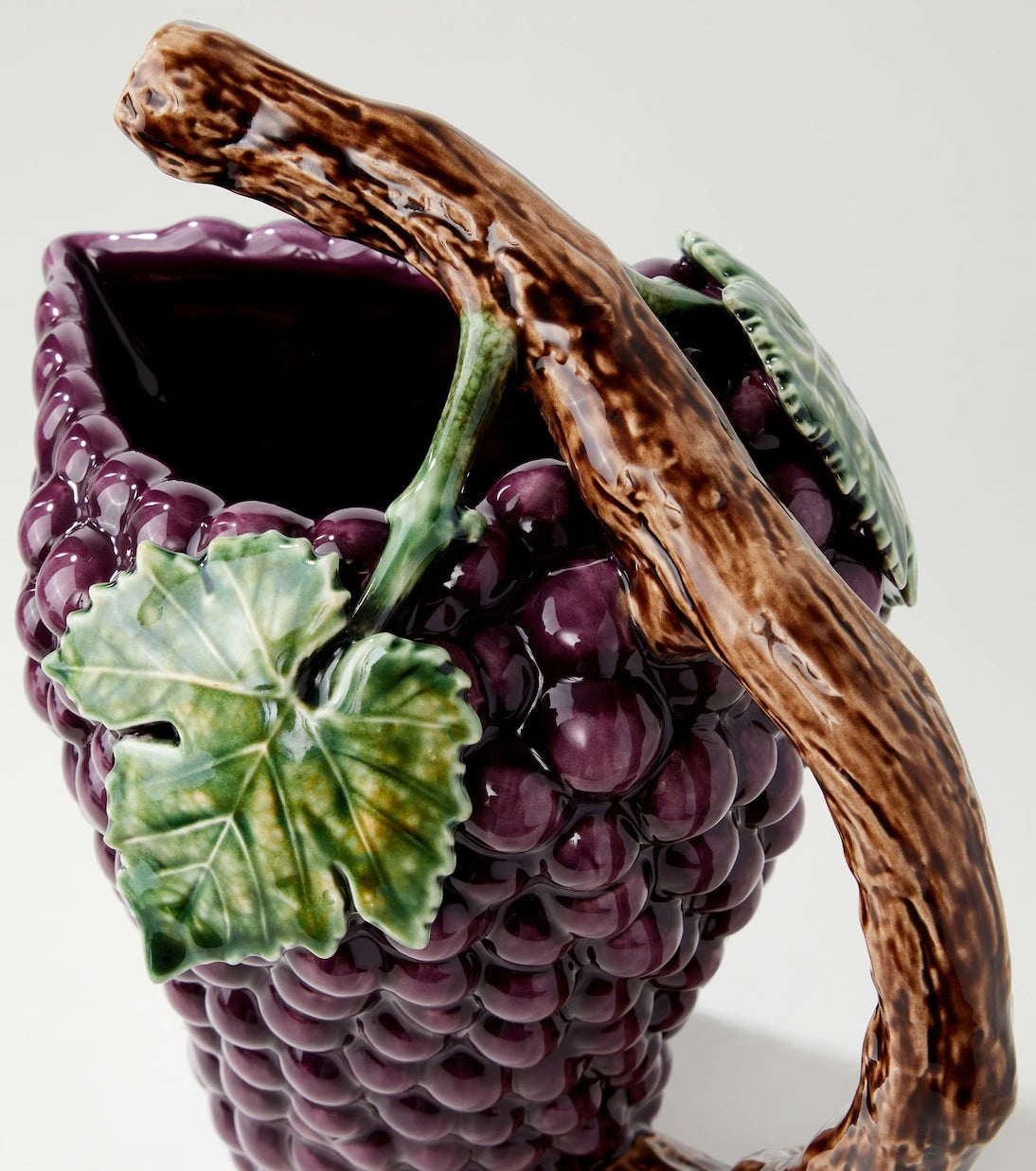 Bordallo Pinheiro - Grapes earthenware jug