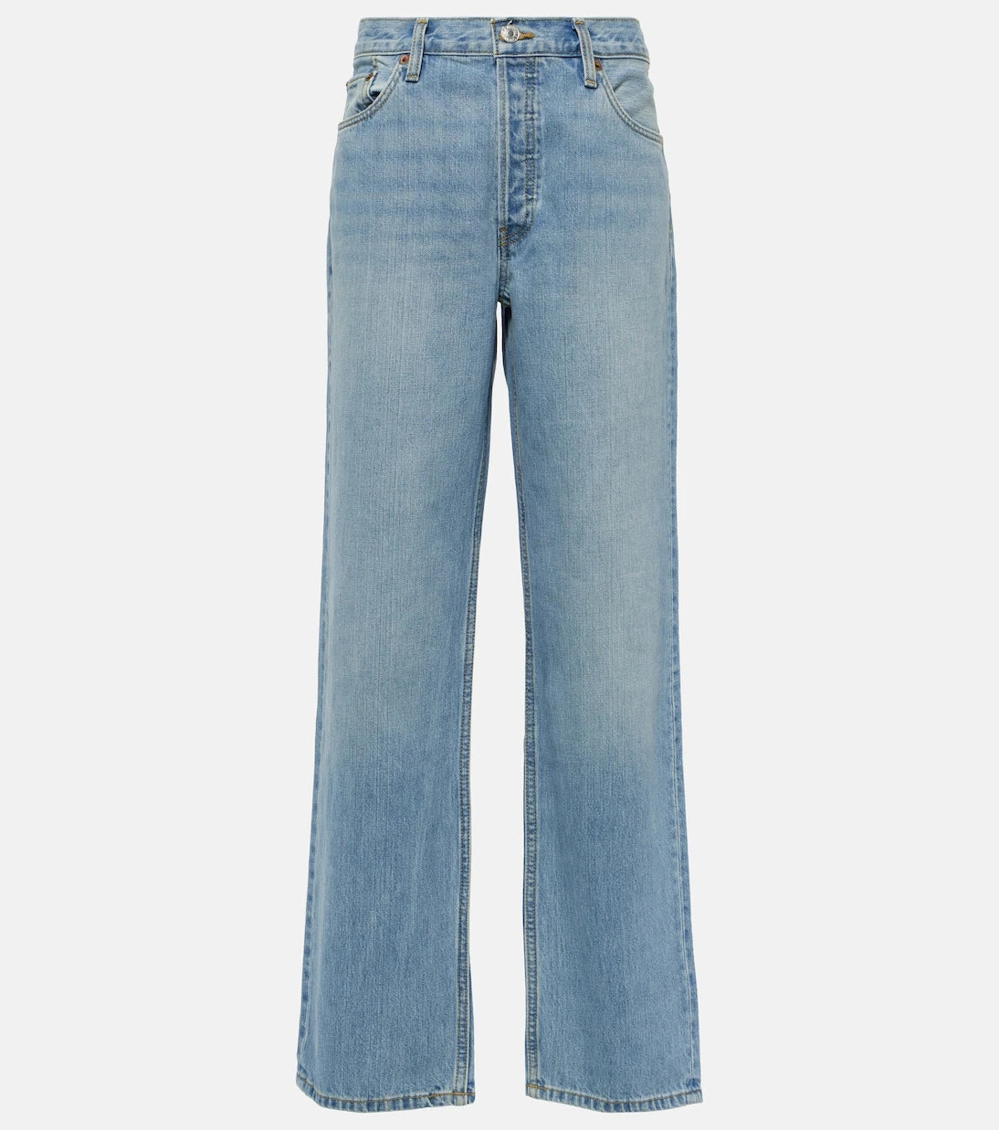 Re/Done - Mid-rise straight jeans