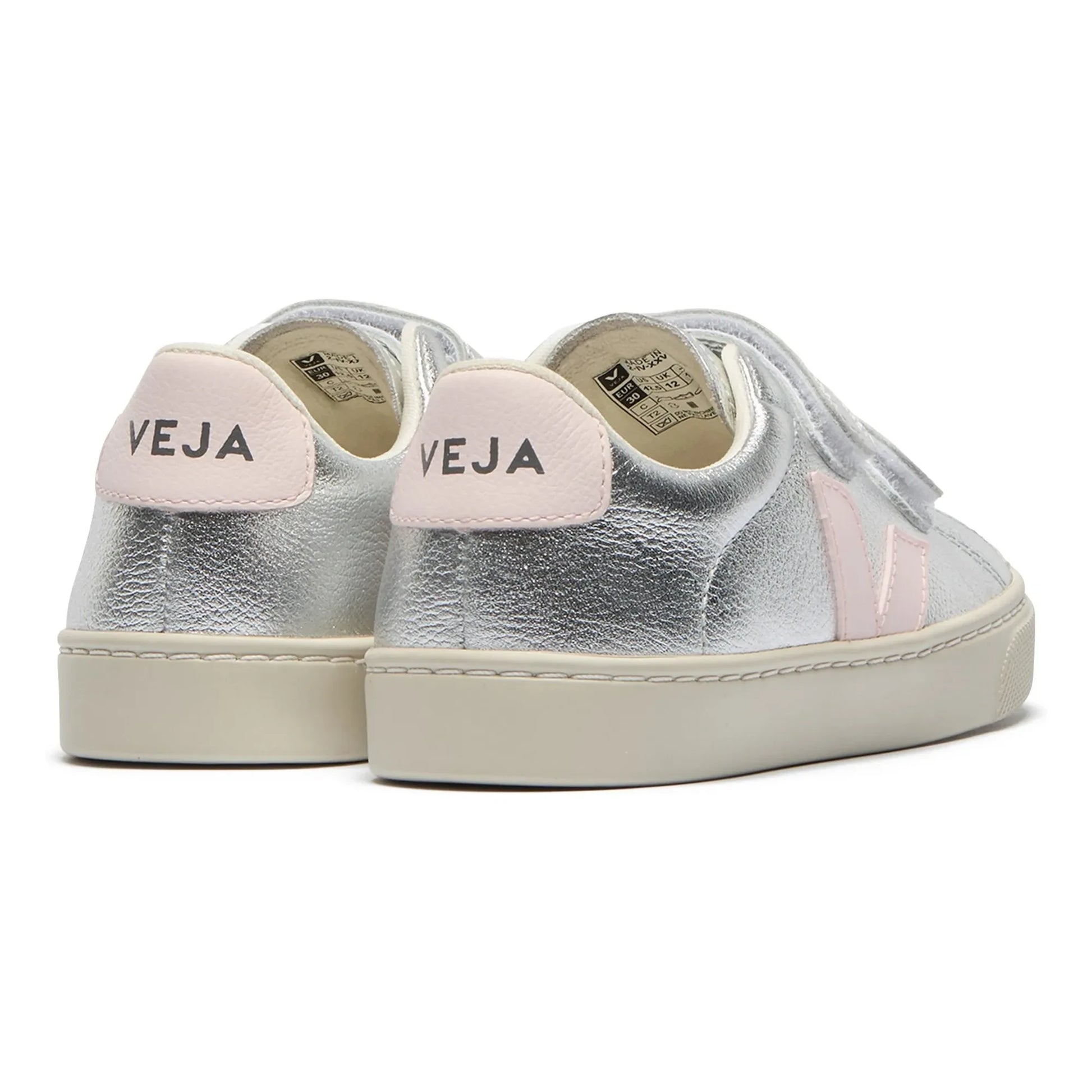 Veja - Esplar Leather Scratch Sneakers  | Silver