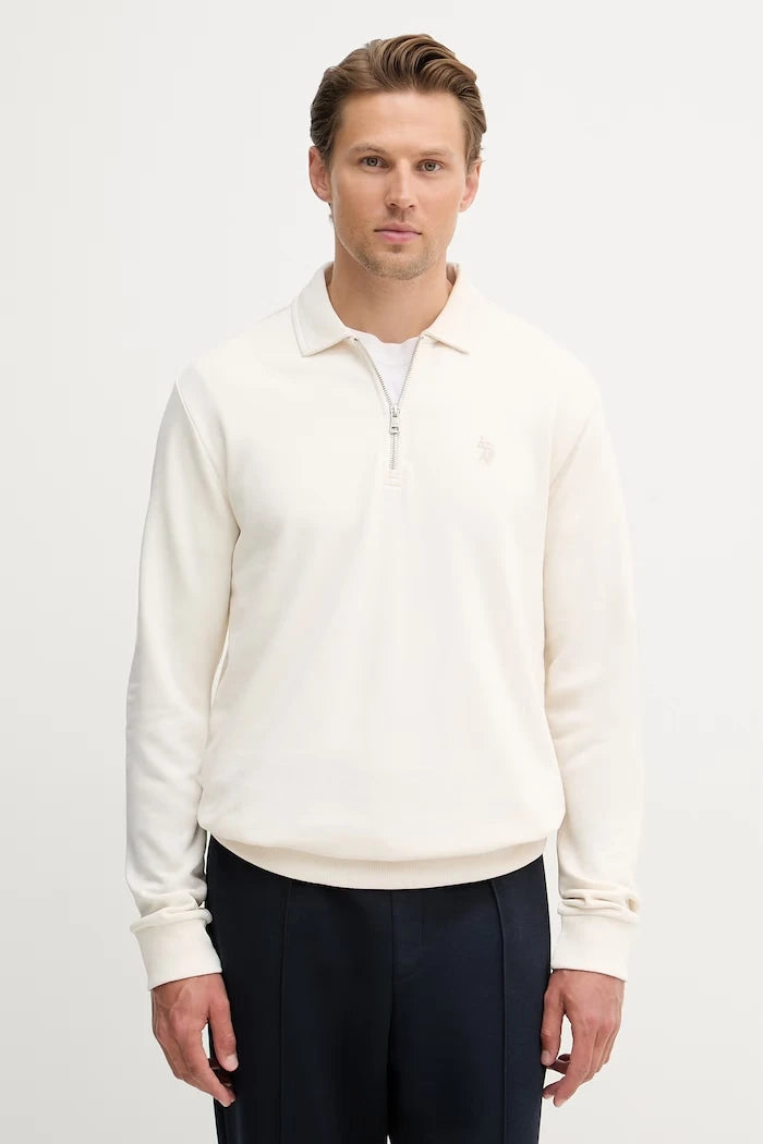 U.S. Polo Assn. суичър мъжки от памук LB Sweat Zip