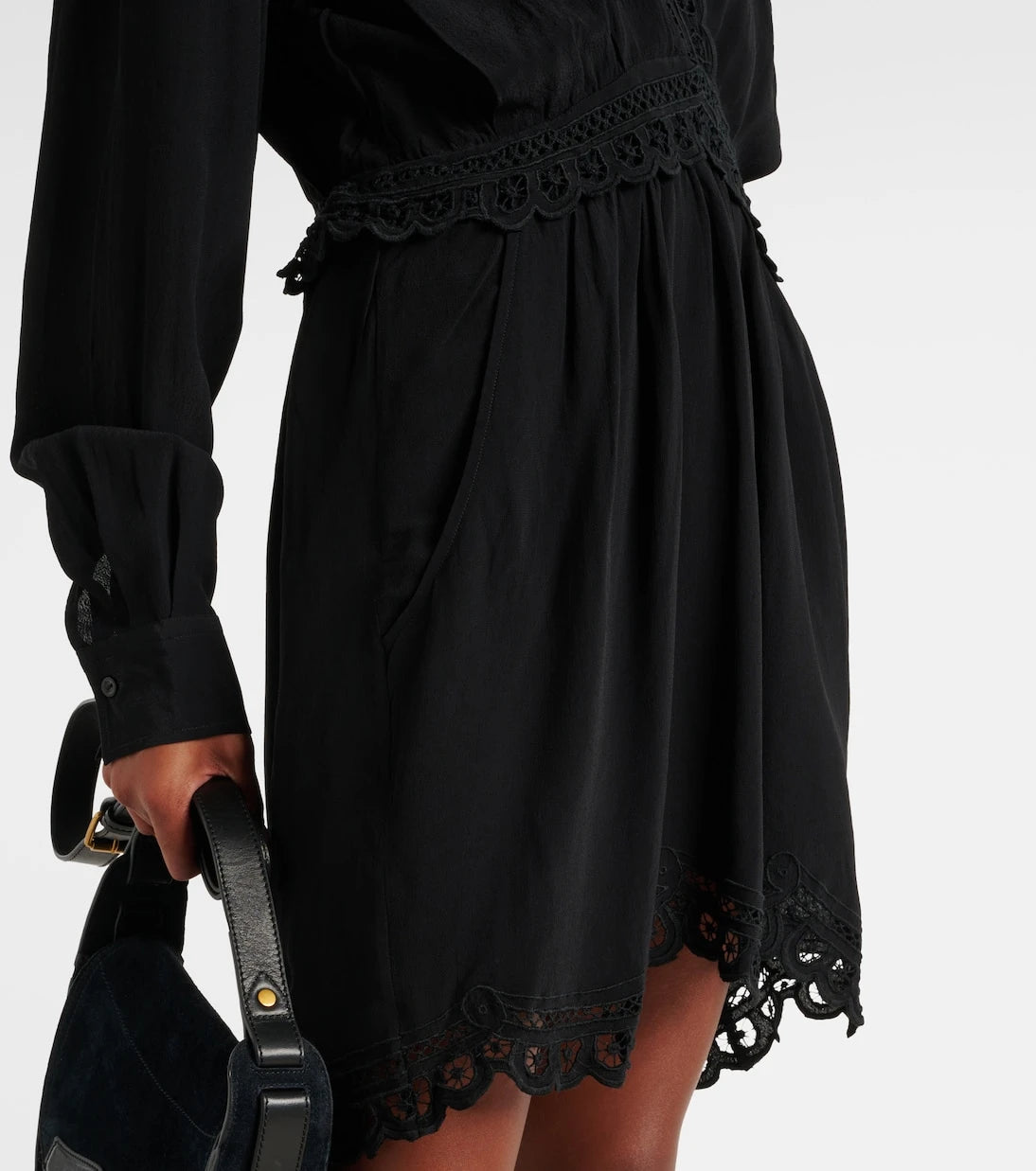 Marant Etoile - Felie lace-trimmed minidress