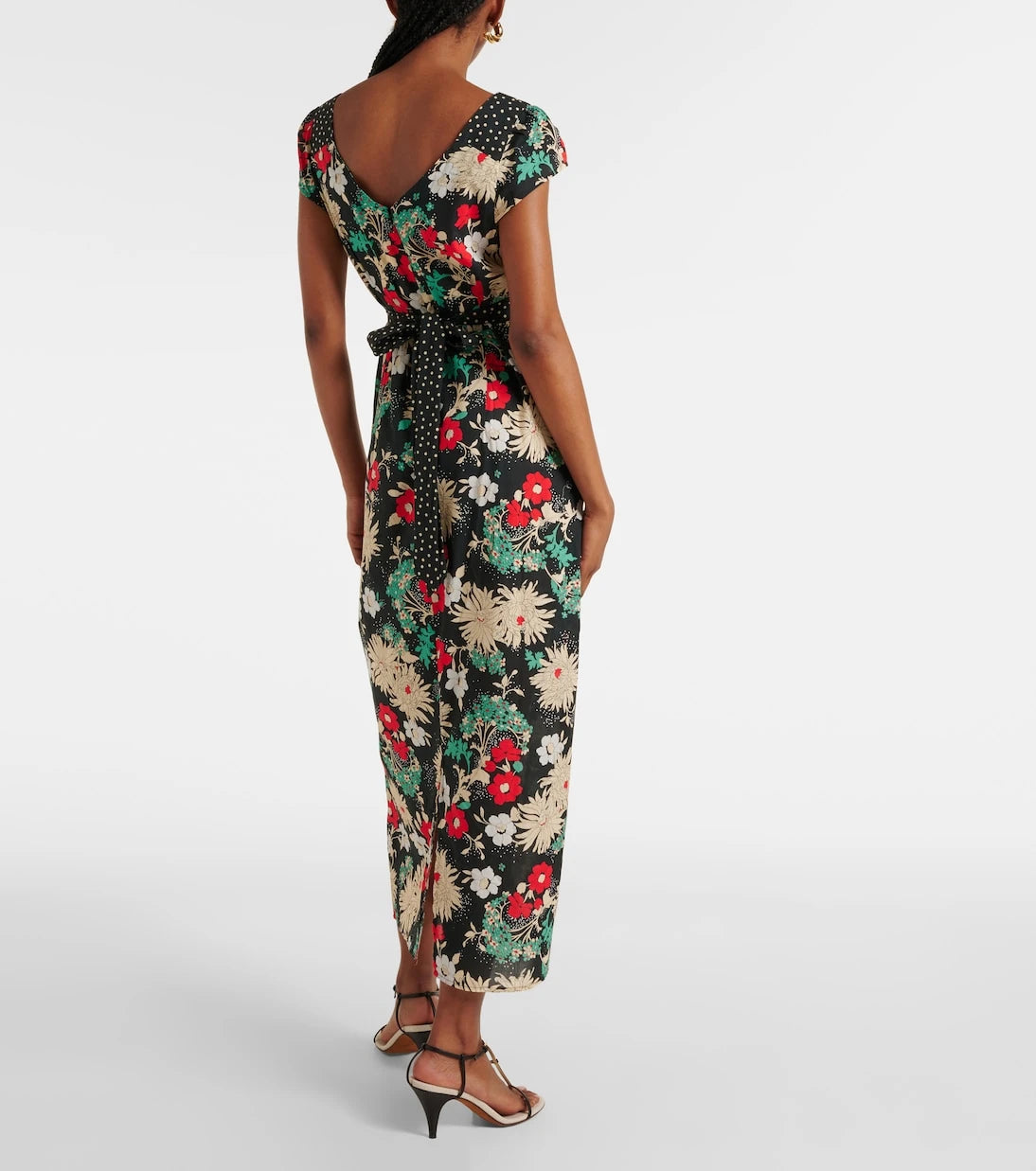 Rixo - Carey floral cotton midi dress