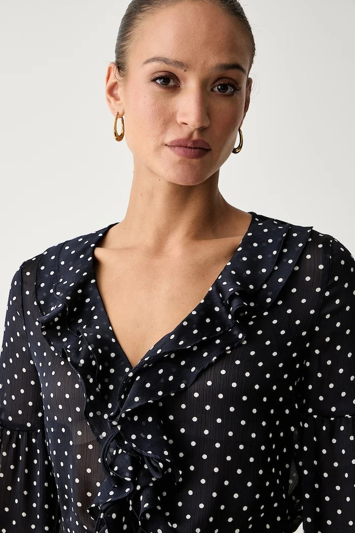 Guess блуза с волани дамска EMY