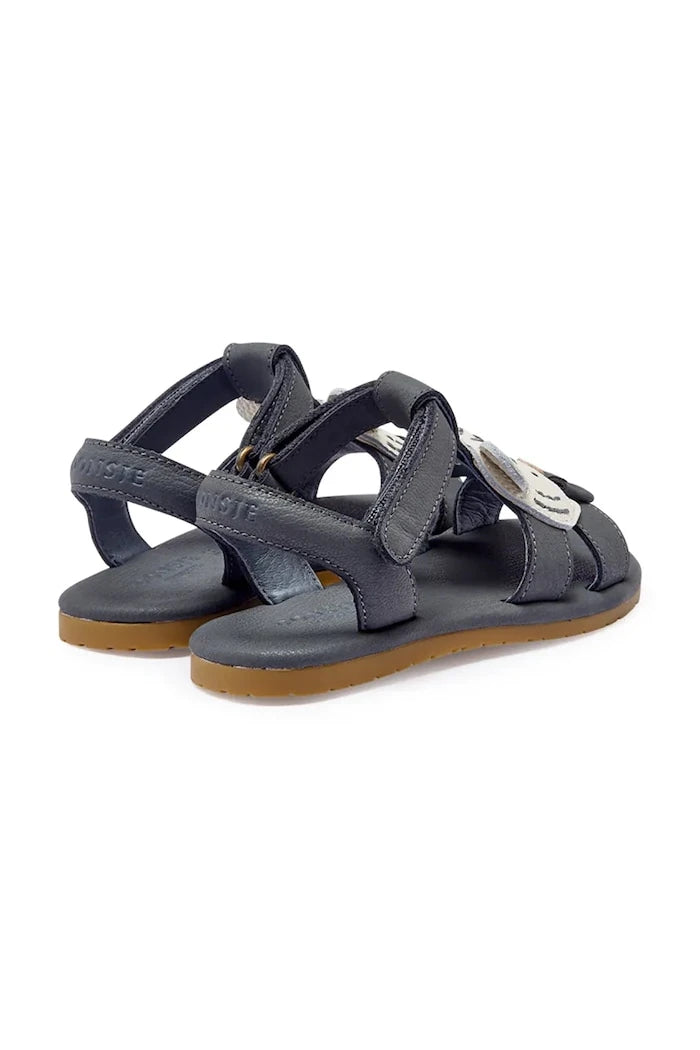 Donsje Çocuklar İçin Açık Topuklu Deri Dhalo Sandals Festive White Tiger