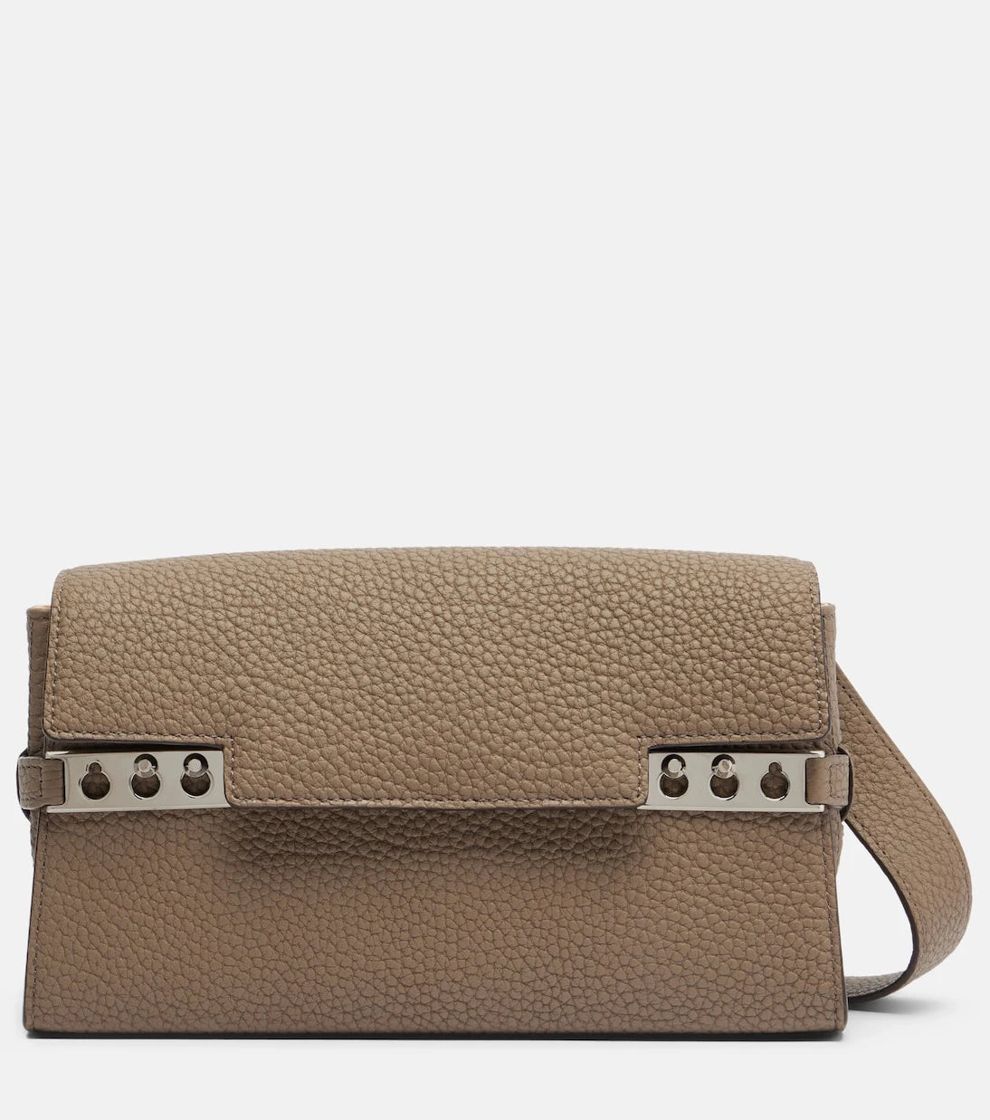 Delvaux - Tempête City Small leather crossbody bag