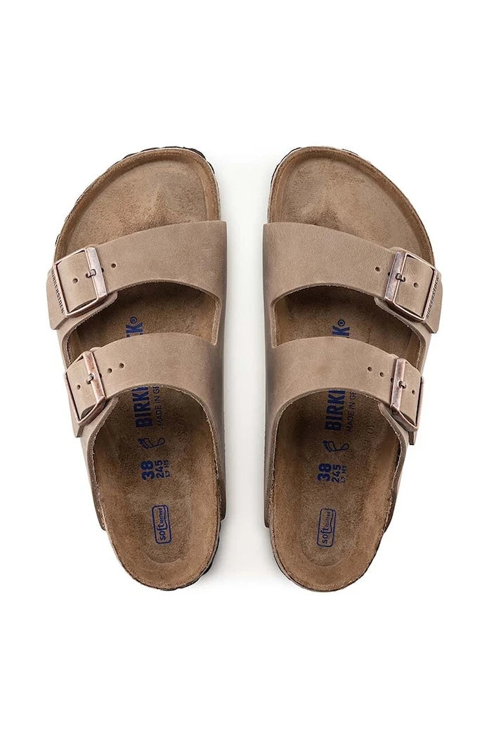 Чехли от набук Birkenstock Arizona
