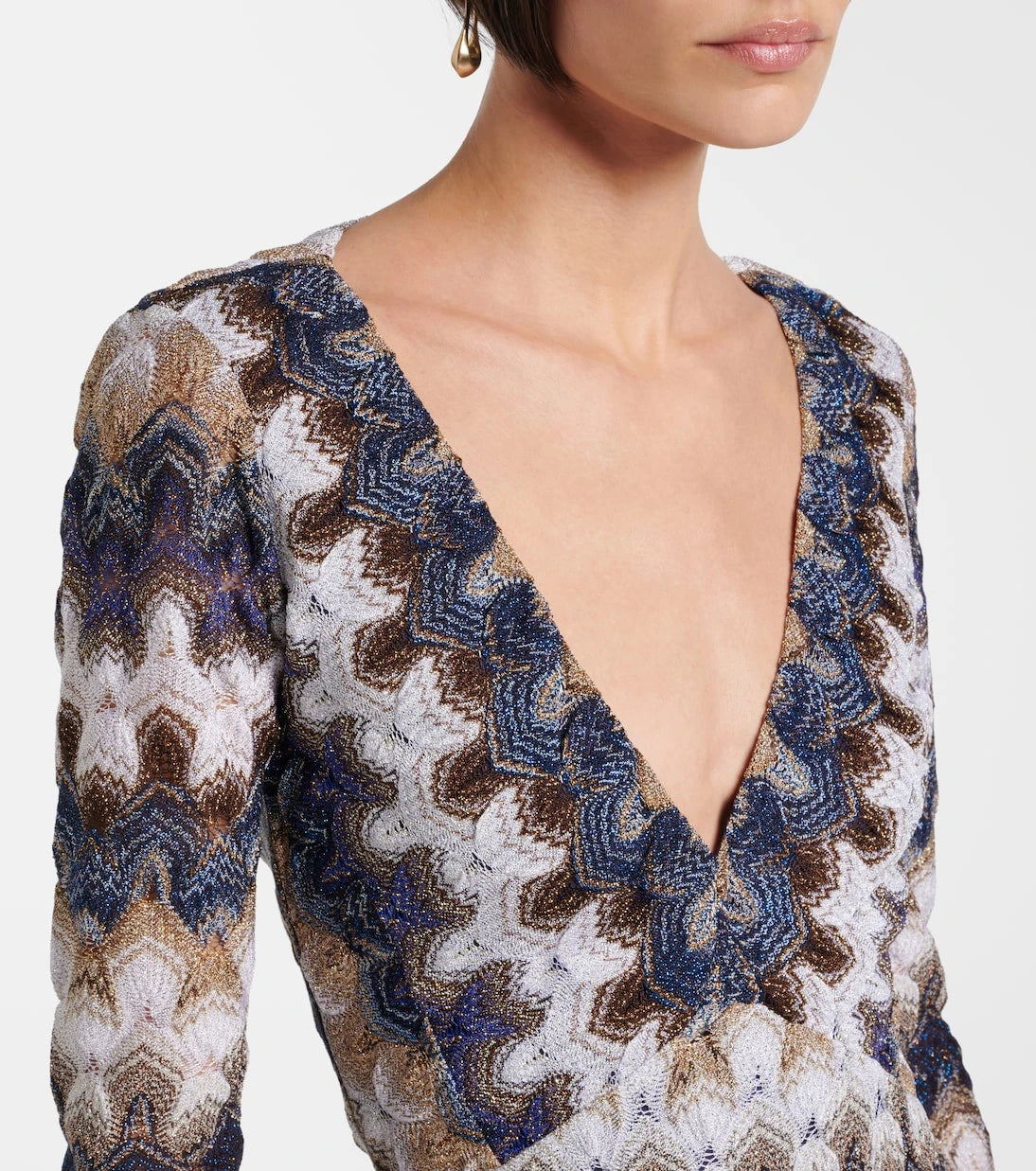Missoni - فستان ماكسي لاميه