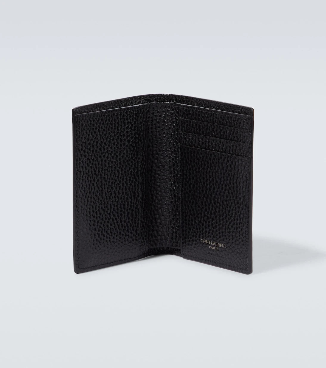 Saint Laurent - Tiny Cassandre leather wallet