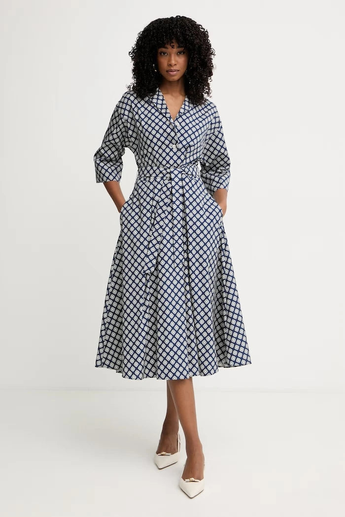 Weekend Max Mara рокля от памук UNIGENO