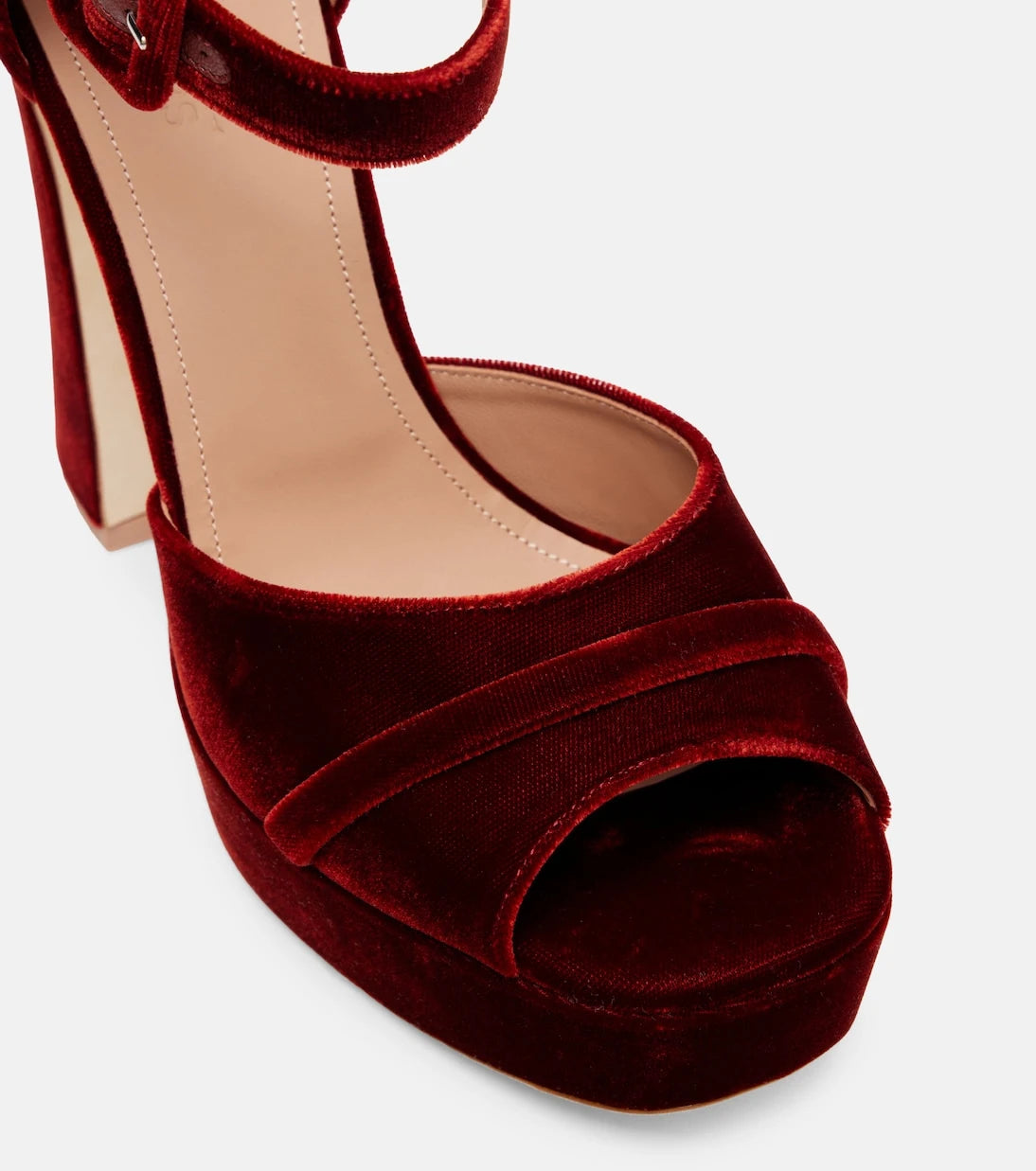 Malone Souliers - Yuri 125 velvet platform sandals