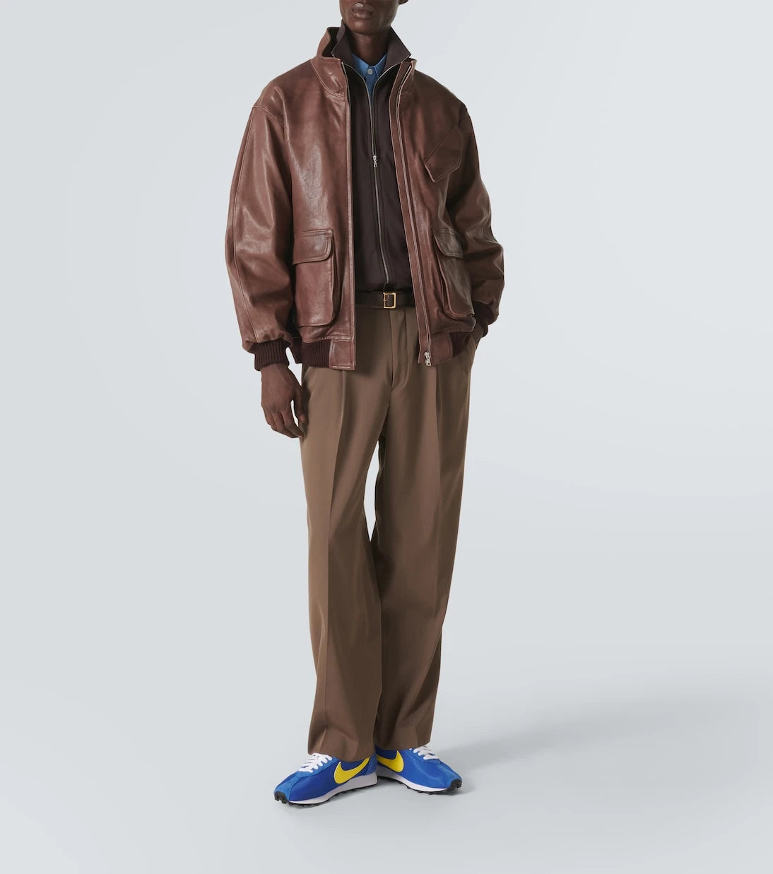 Nike - LD-1000 leather-trimmed sneakers