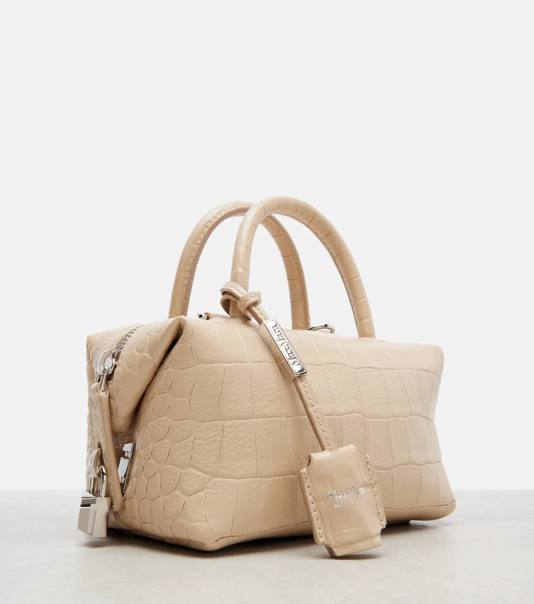 Max Mara - Boston leather tote bag