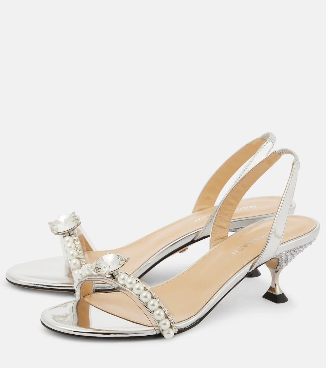 Mach & Mach - Diamond Of Elizabeth 55 leather sandals