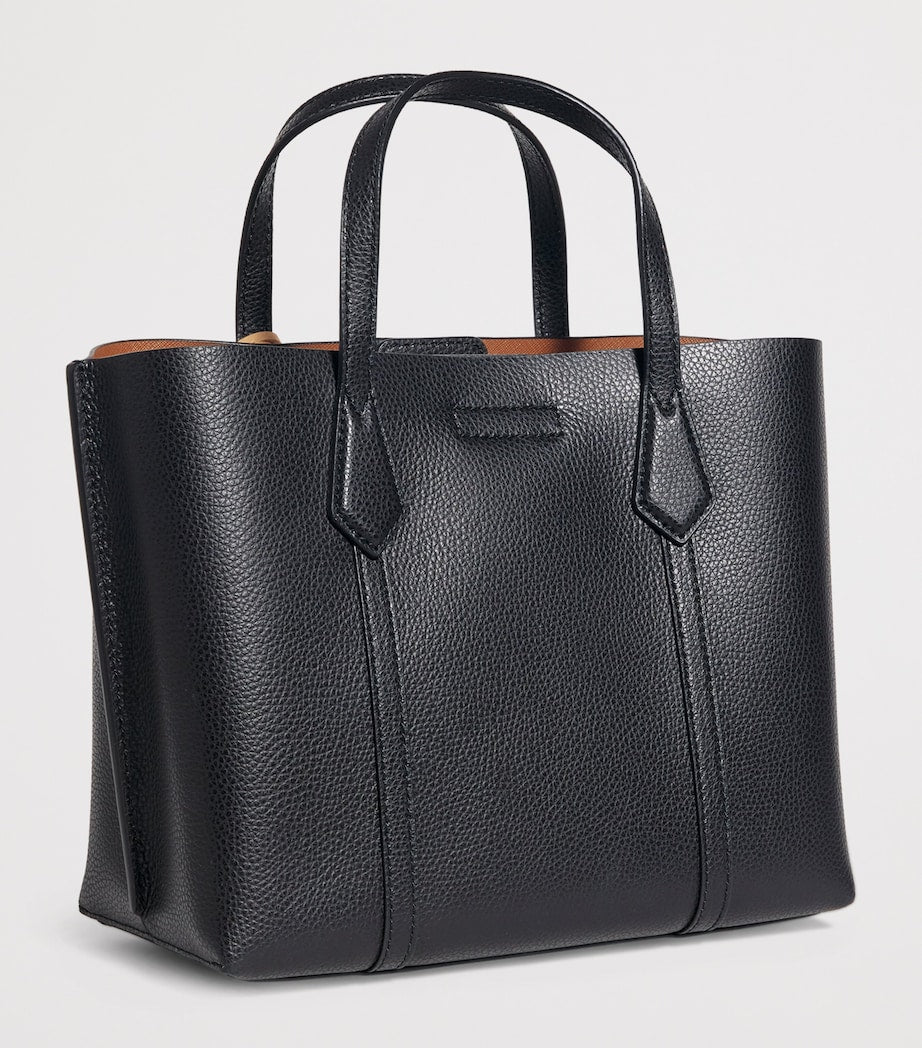 Tory Burch Black Small Leather Perry Cross-Body Bag