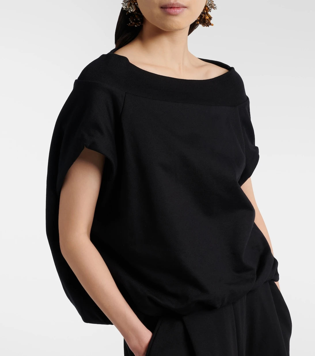 Dries Van Noten - Cocoon cotton jersey sweatshirt