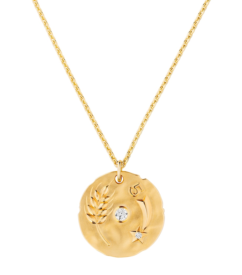Yellow Gold and Diamond Chance de Chanel Talismans Necklace