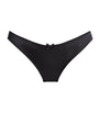 Fleur Du Mal Black Stretch-Silk Luxe Cheeky Briefs