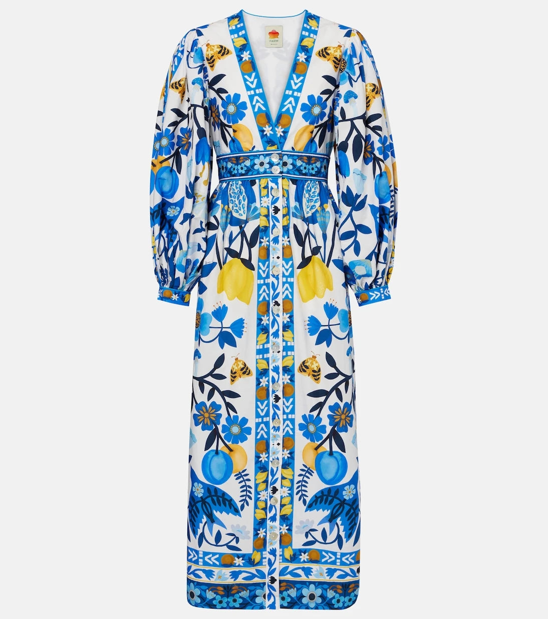 Farm Rio - Floral cotton maxi dress