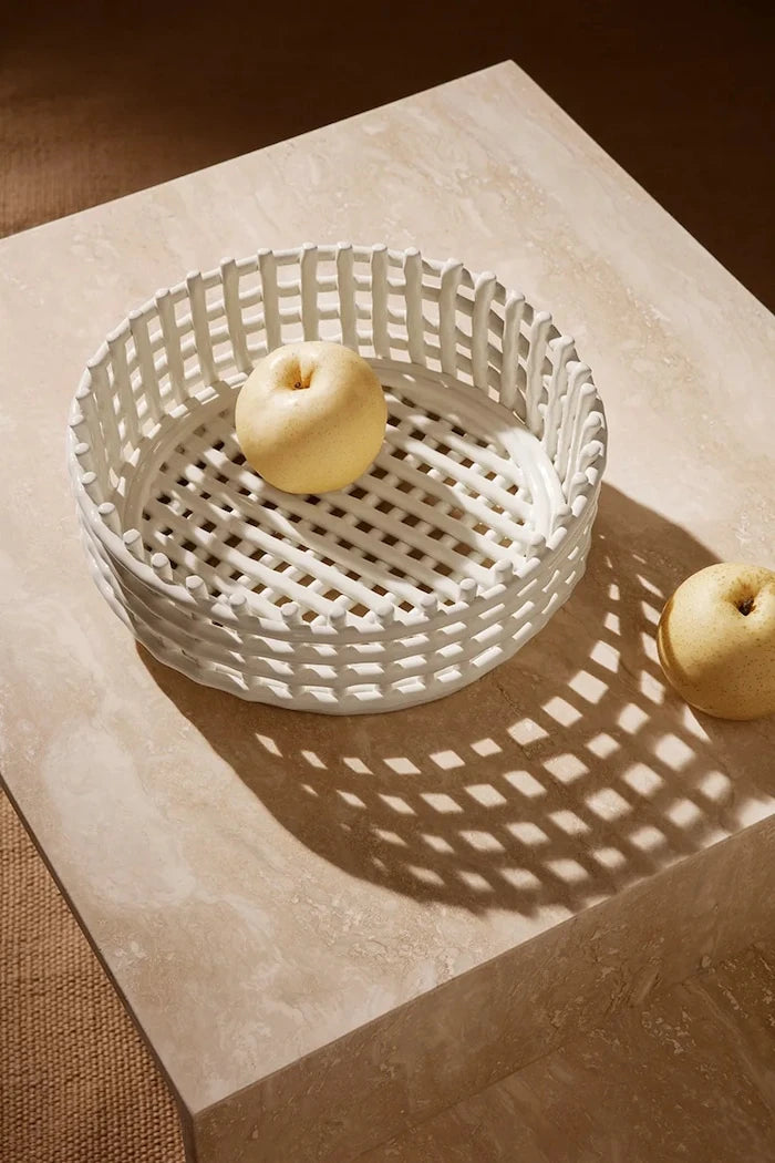 ferm LIVING Ceramic Centrepiece Meyve Sepeti