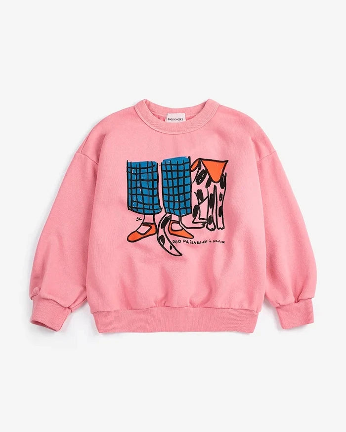 Bobo Choses Dog Friendship Çocuk Pamuklu Sweatshirt
