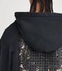 AMIRI Black Cotton Bleach Bandana Hoodie