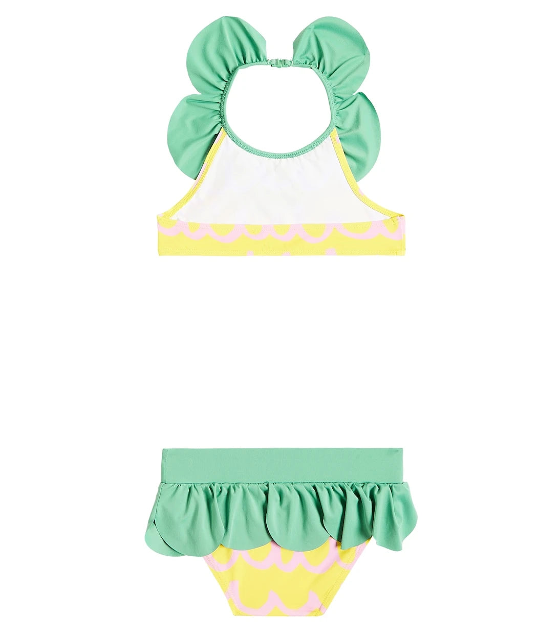 Stella McCartney Çocuk - Desenli fırfırlı bikini