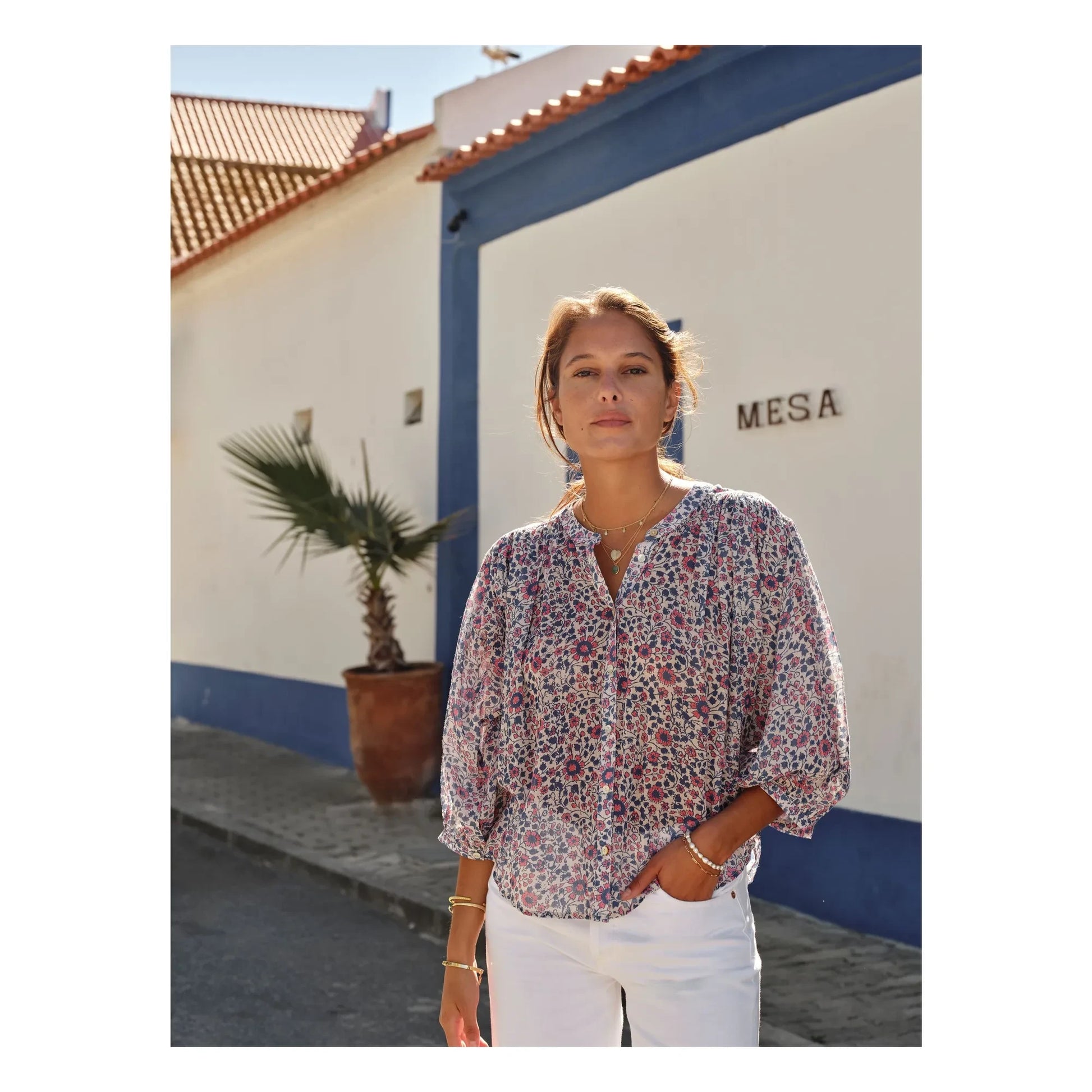 M.A.B.E. - Della Coton Jacket | Indigo