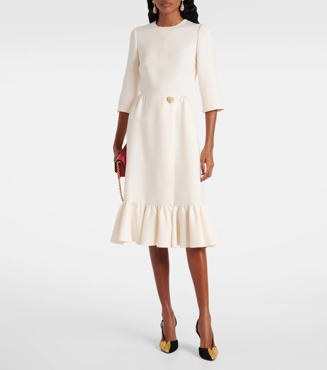 Valentino - Crêpe Couture midi dress