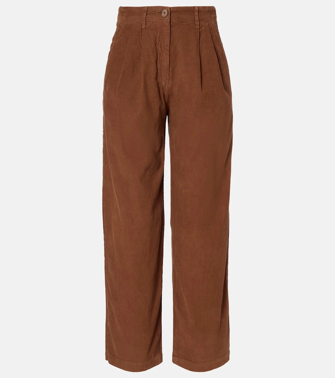 Velvet - Gail high-rise cotton straight pants
