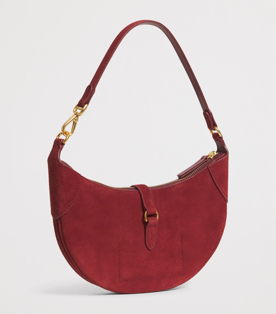 Mini Suede ID Shoulder Bag