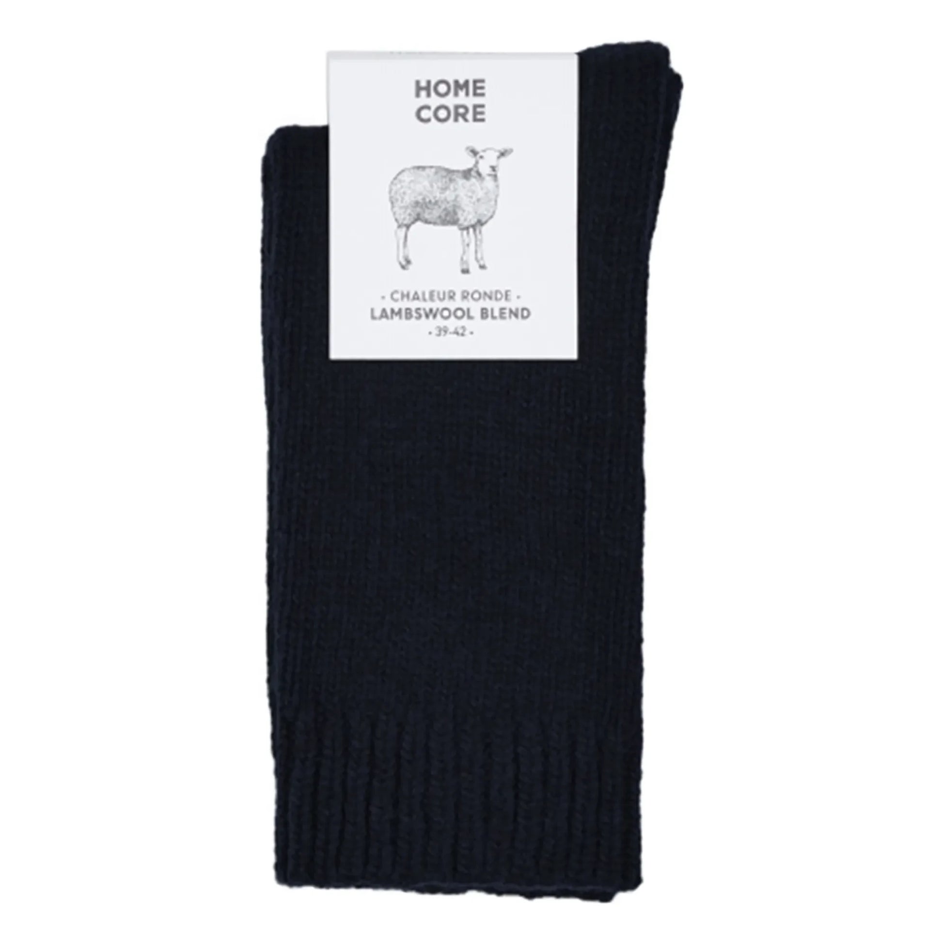 Homecore - Laine-Rustique socks | Black