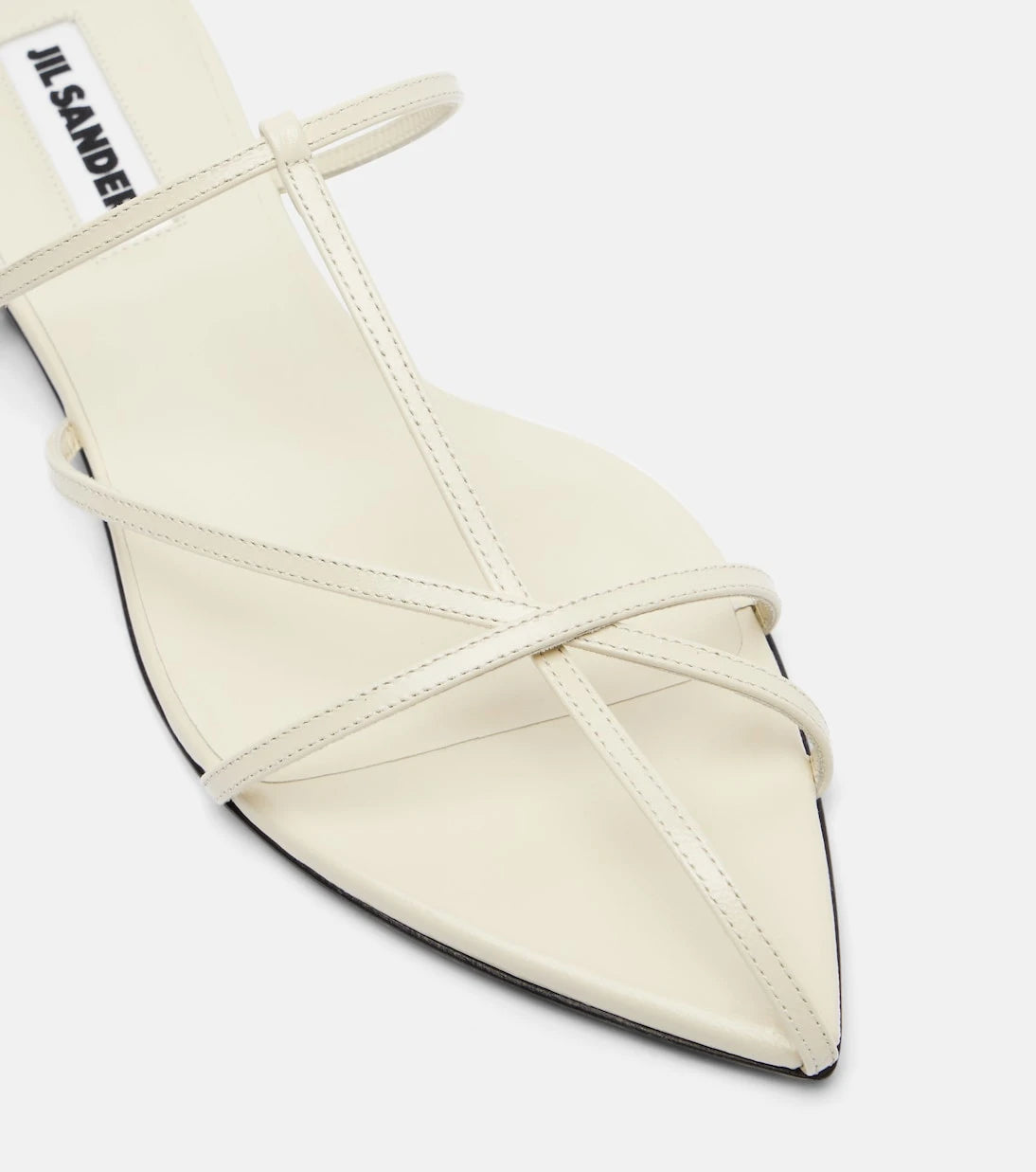 Jil Sander - Cage leather sandals
