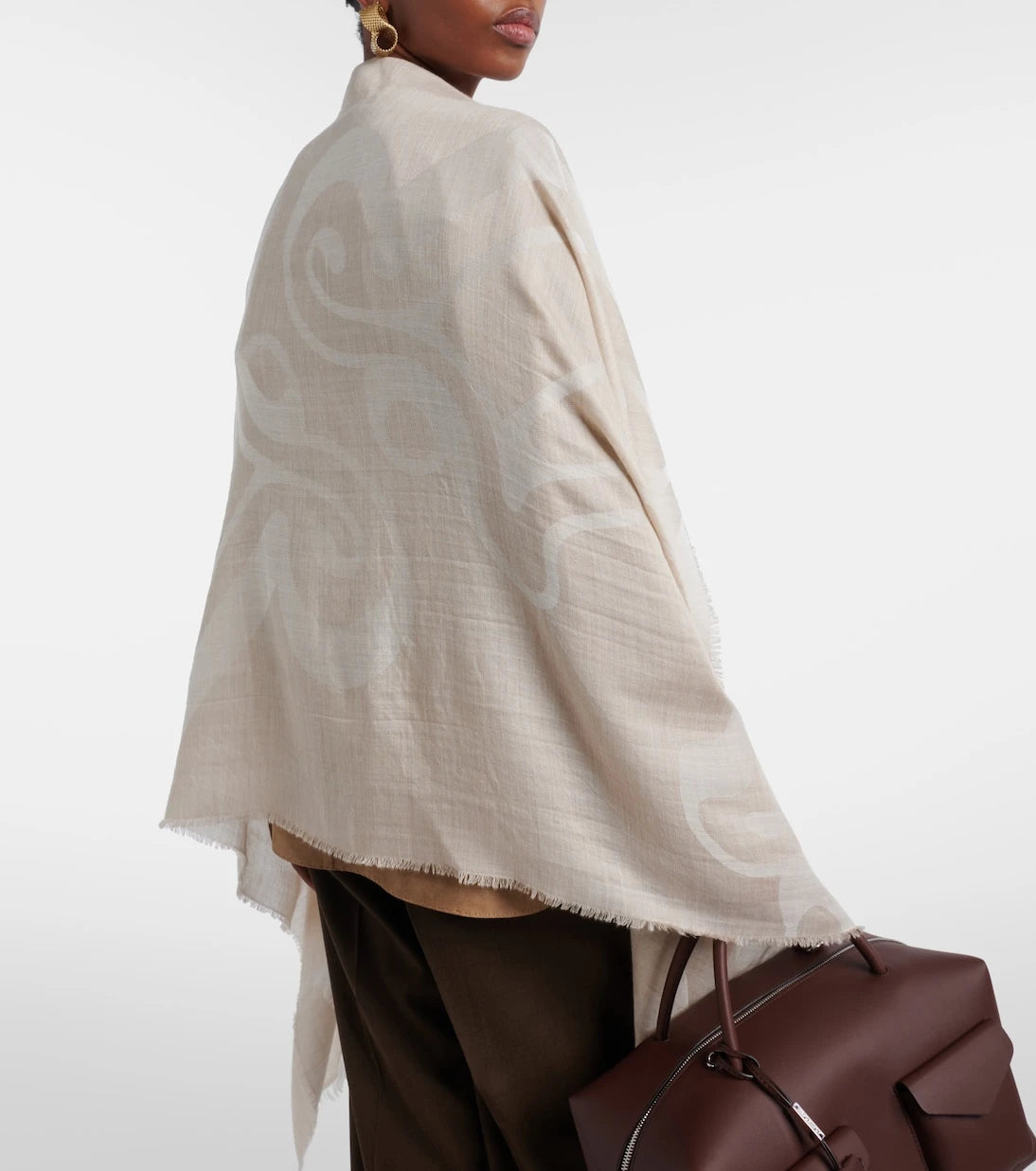 Max Mara - Lancia cashmere, silk, and wool scarf