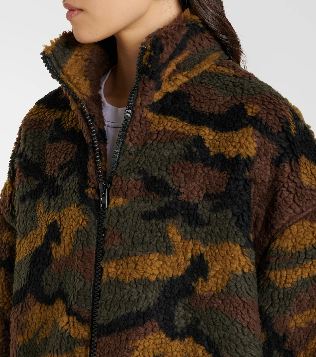 Vetements - Camo fleece jacket