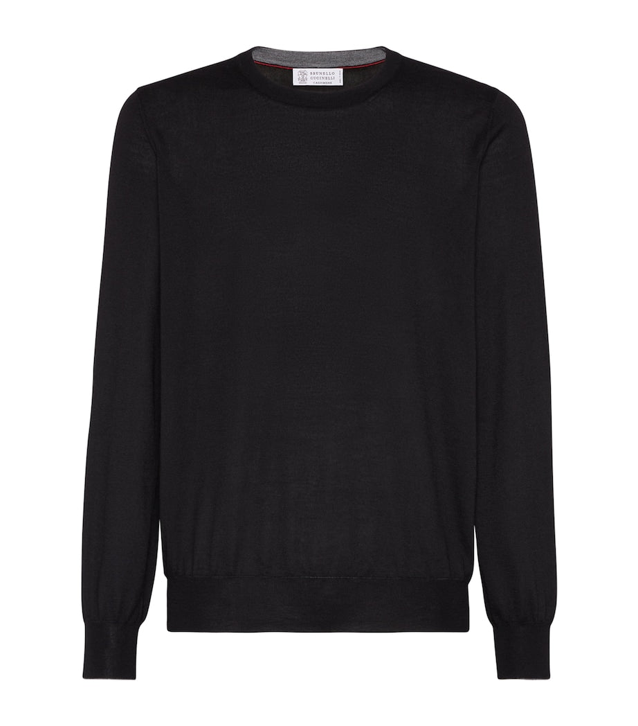 Brunello Cucinelli Black Cashmere Sweater
