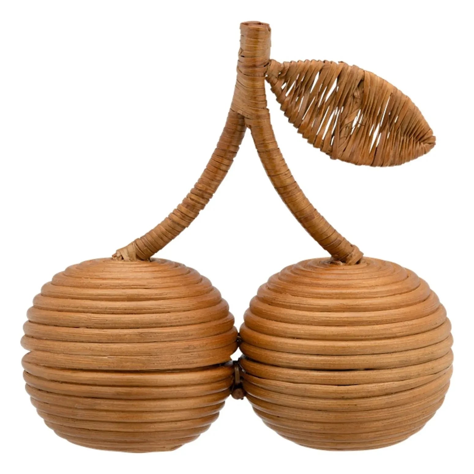 Anna + Nina - Cerise rattan storage box