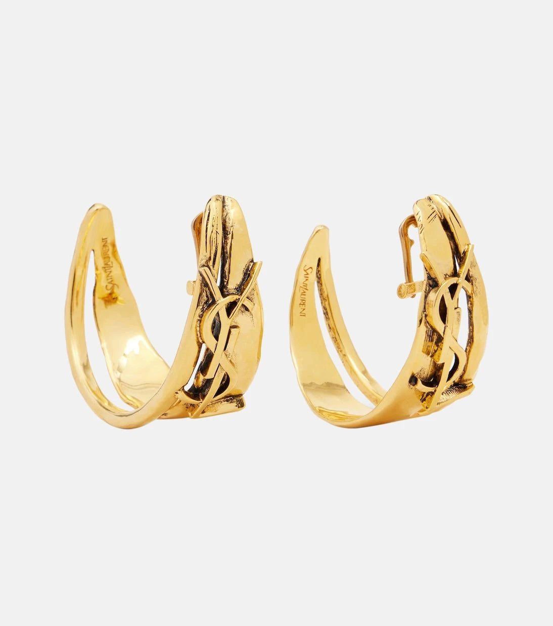 Saint Laurent - Cassandre Large clip-on earrings